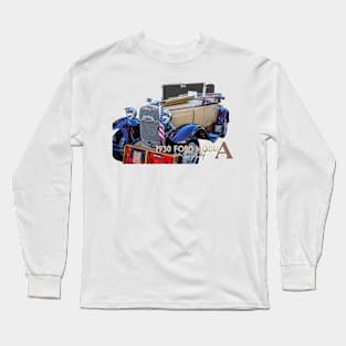 1930 Ford Model A Cabriolet Long Sleeve T-Shirt